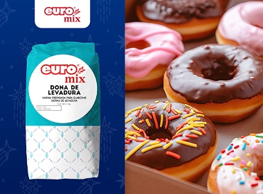 Harina preparada para dona de levadura