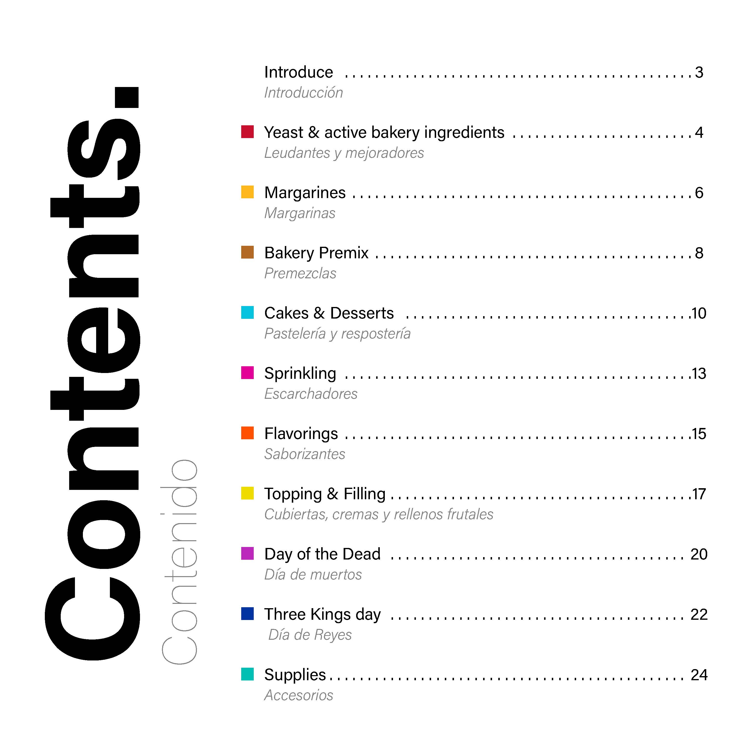 Grupo la florida internacional / Products catalogue