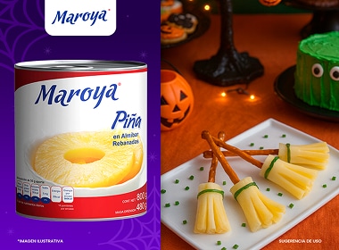 Rebanadas de piña en almíbar