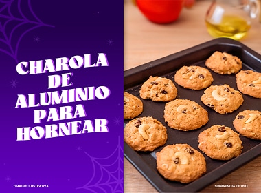Charola de aluminio