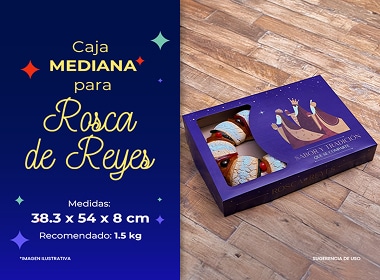 Grupo La Florida / Caja para rosca de reyes