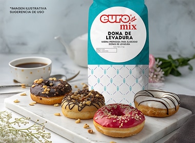 Harina preparada para dona de levadura