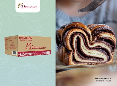 Imitación canela en polvo