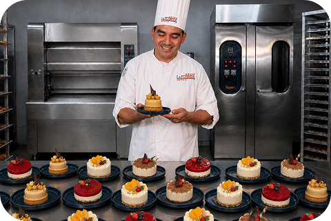 Chef Brandon Téllez — Demostración Tarta Moderna