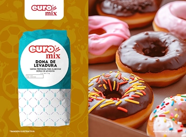 Harina preparada para dona de levadura