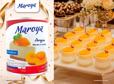 Mitades de durazno en almíbar