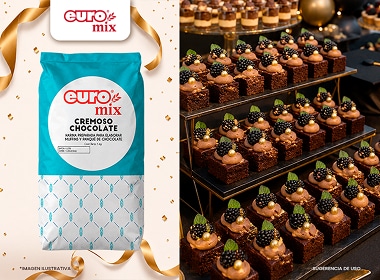 Harina preparada para pastel cremoso sabor chocolate