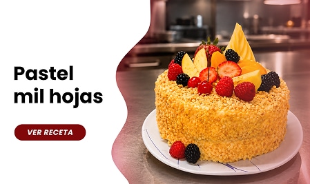 Pastel mil hojas