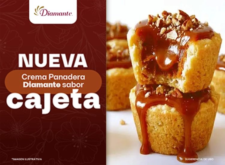 Crema panadera sabor cajeta