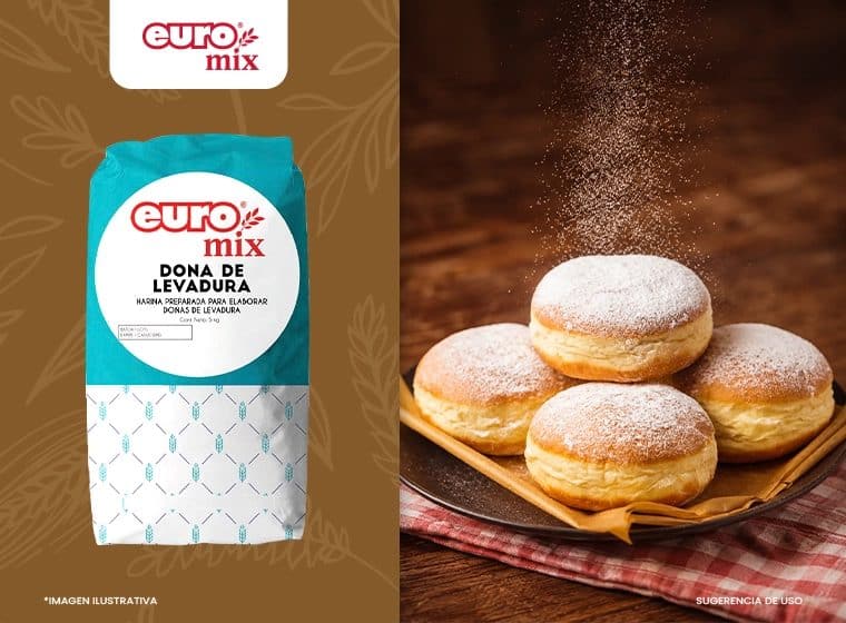 Harina preparada para dona de levadura