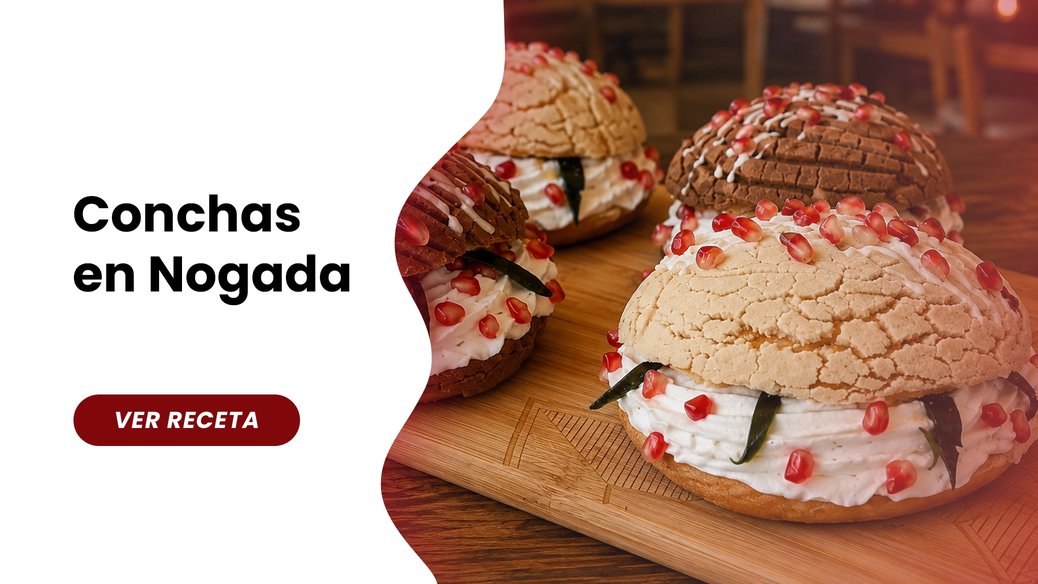 Receta: Conchas en Nogada