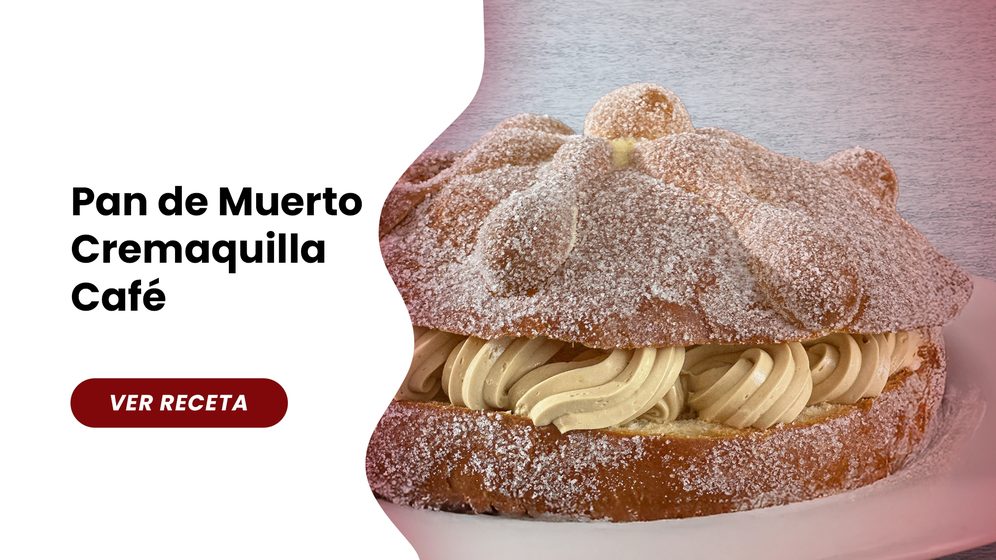 Receta: Pan de muerto cremaquilla café