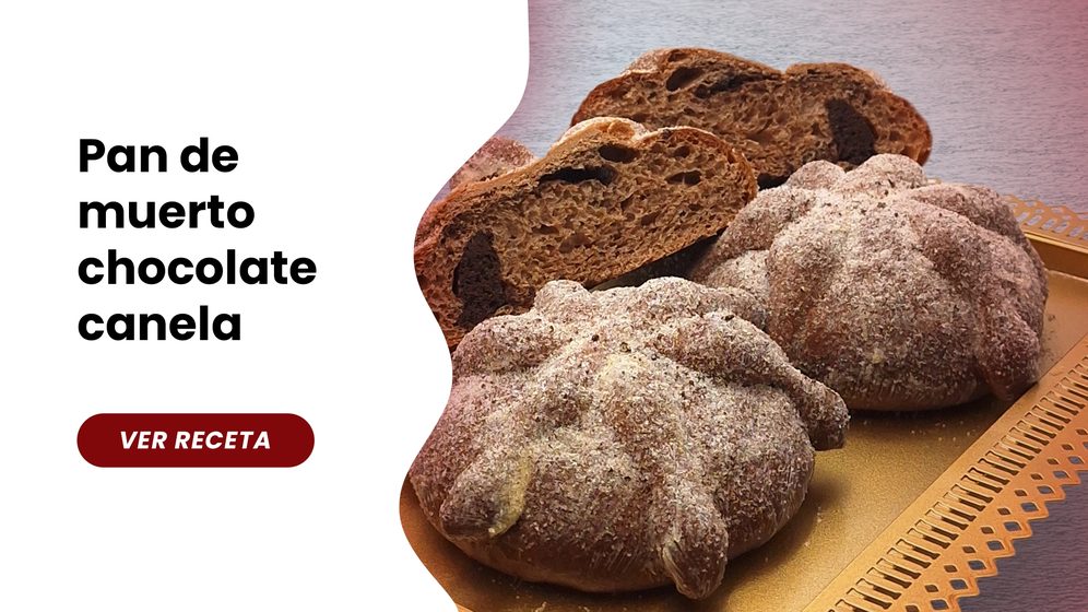 Receta: Pan de muerto chocolate canela
