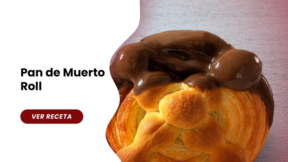 Receta: Pan de muerto roll