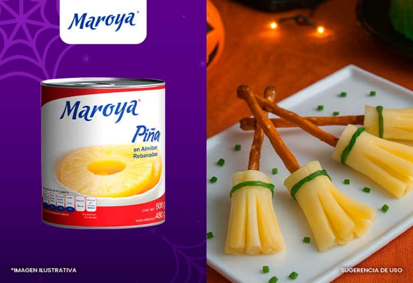 Rebanadas de piña en almíbar