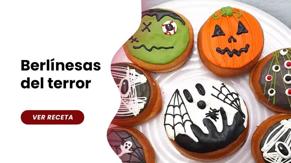 Receta: Berlinesas del terror
