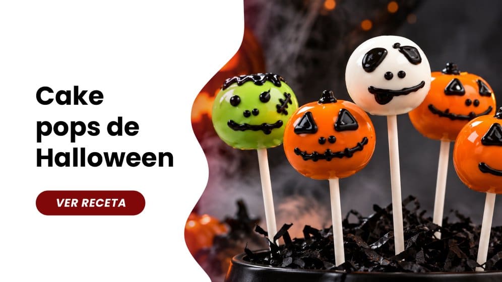 Receta: Cake pops de Halloween