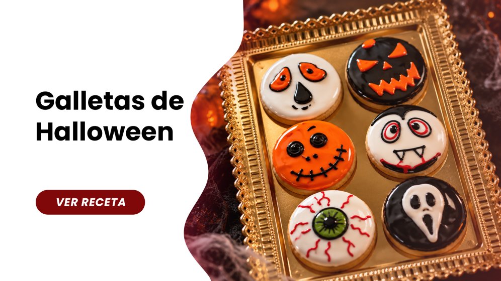 Receta: Galletas de Halloween