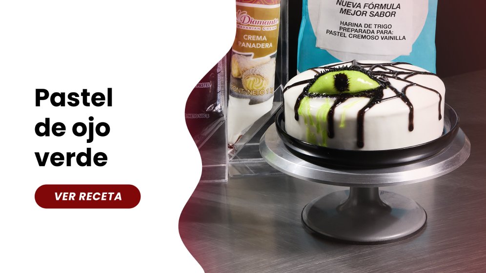 Receta: Pastel de ojo verde